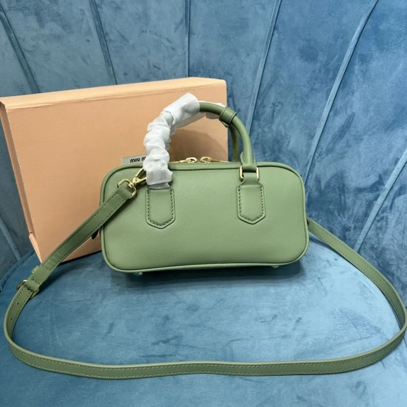Alternative view of MIU MIU Sage Green Top Handle Crossbody Bag
