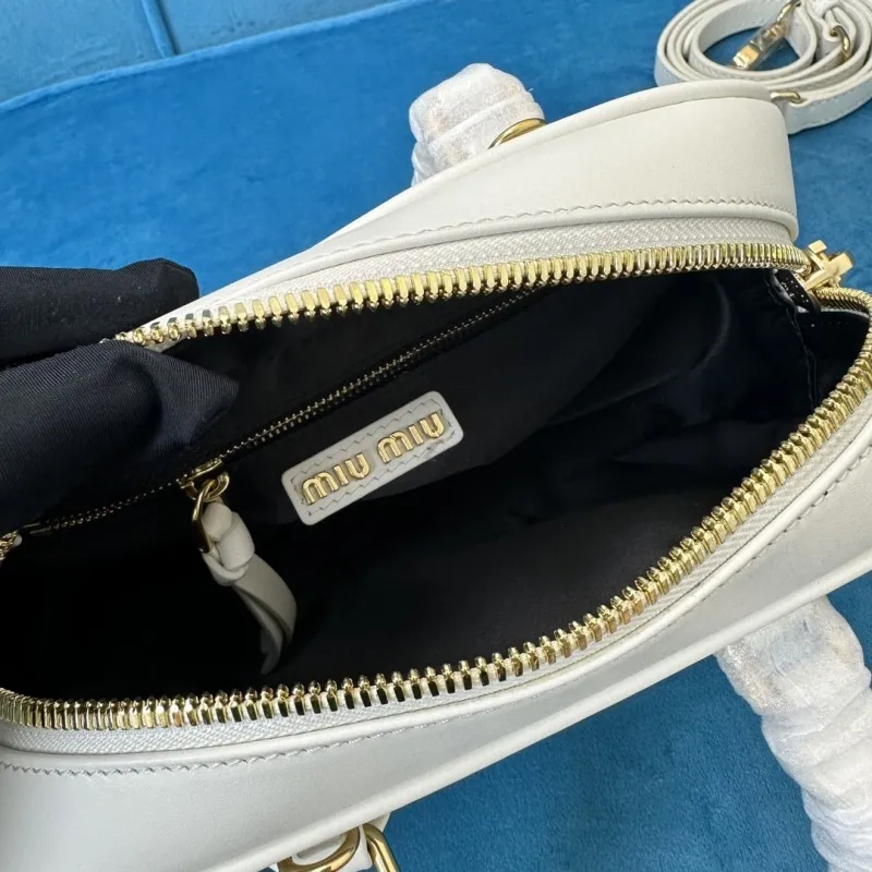 Miu Miu White Top Handle Bag 525 - Image 8