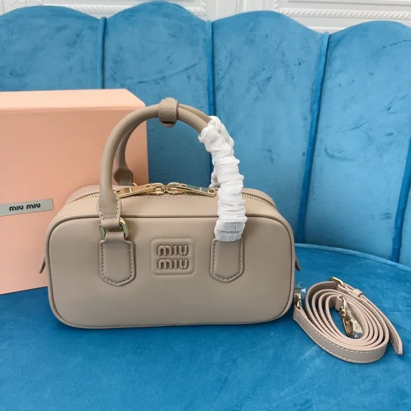 Miu Miu Beige Top Handle Bag 527