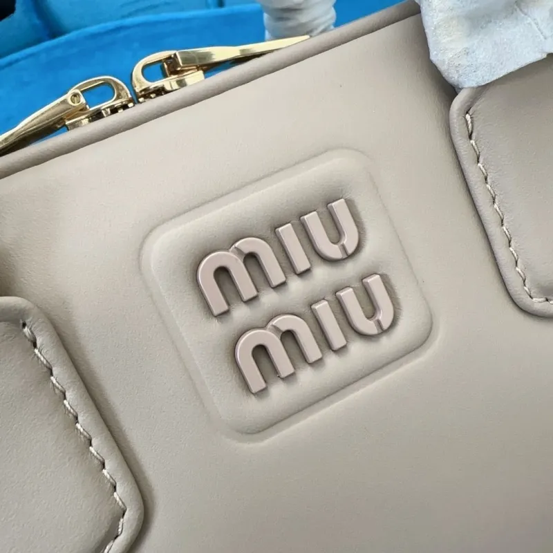 Miu Miu Beige Top Handle Bag 527 - Image 4
