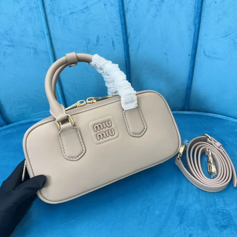 Miu Miu Beige Top Handle Bag 527 - Image 5