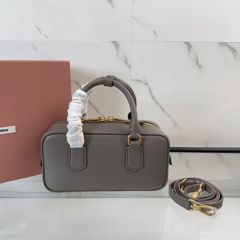 Alternative view of Miu Miu Gray Top Handle Crossbody Bag 528