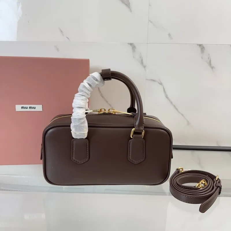 Alternative view of Miu Miu Brown Top Handle Bag 529