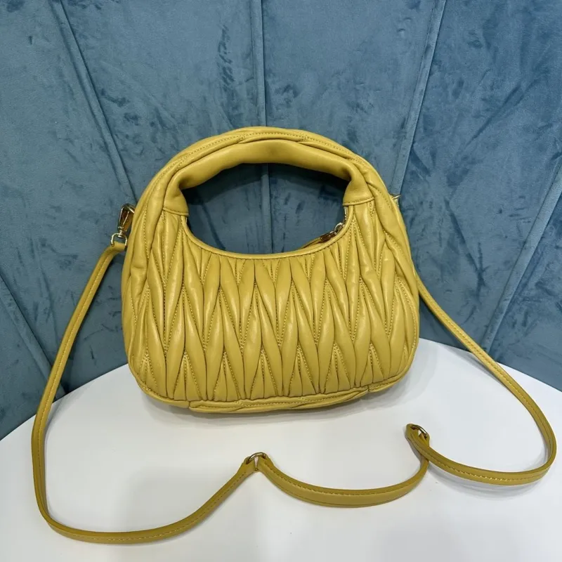 Alternative view of MIU MIU Yellow Top Handle Crossbody Bag 531