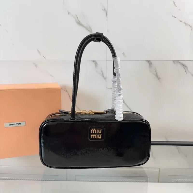 Miu Miu Black Top Handle Bag 535