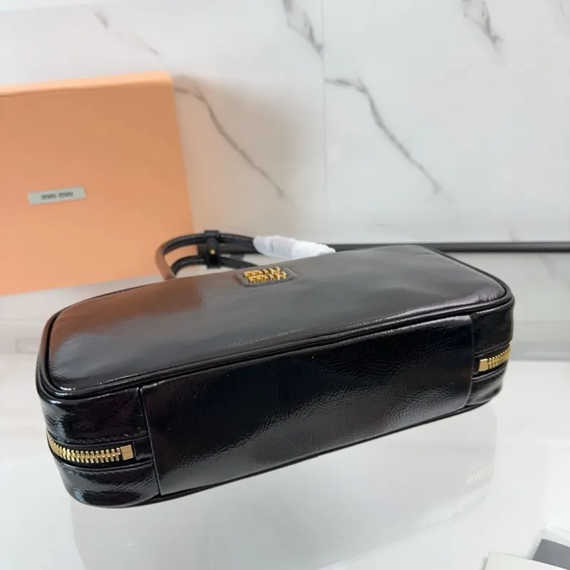 Miu Miu Black Top Handle Bag 535 - Image 7