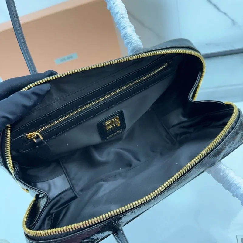 Miu Miu Black Top Handle Bag 535 - Image 8