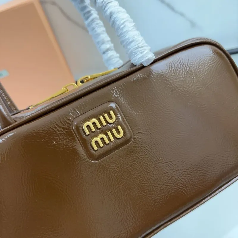 Miu Miu Brown Top Handle Bag 536 - Image 4