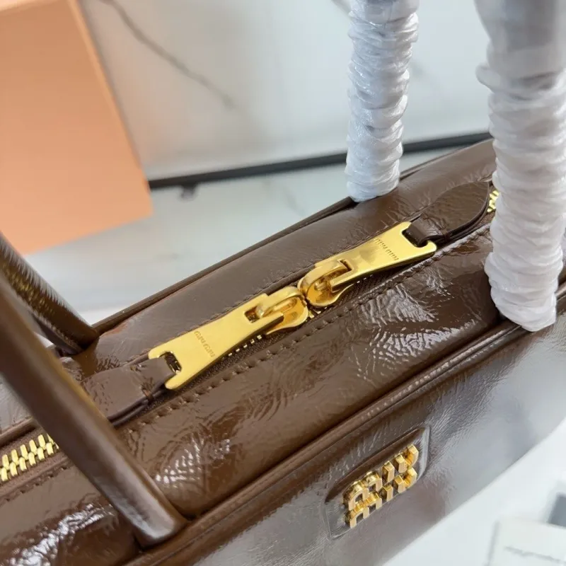 Miu Miu Brown Top Handle Bag 536 - Image 5