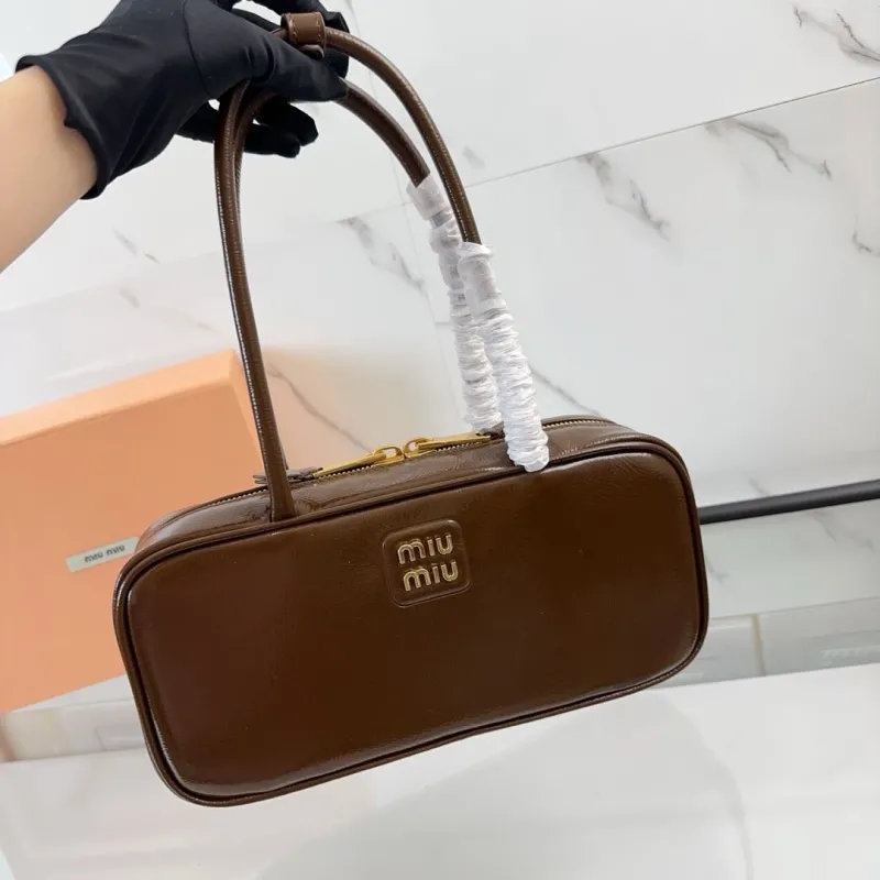 Miu Miu Brown Top Handle Bag 536 - Image 6