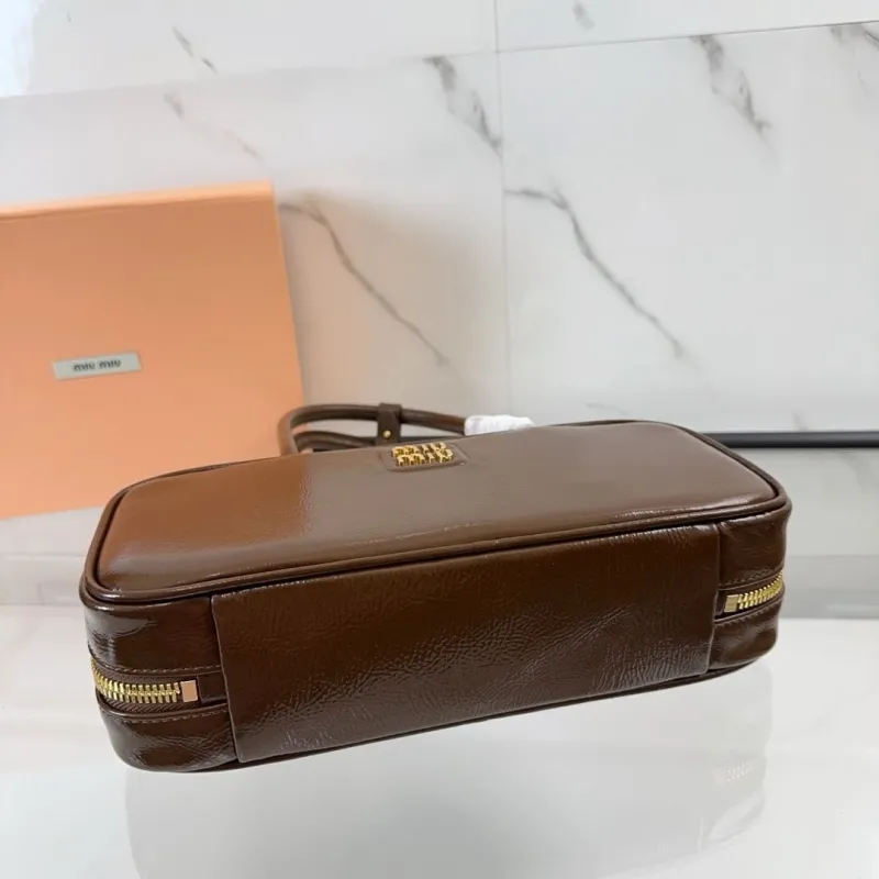 Miu Miu Brown Top Handle Bag 536 - Image 7
