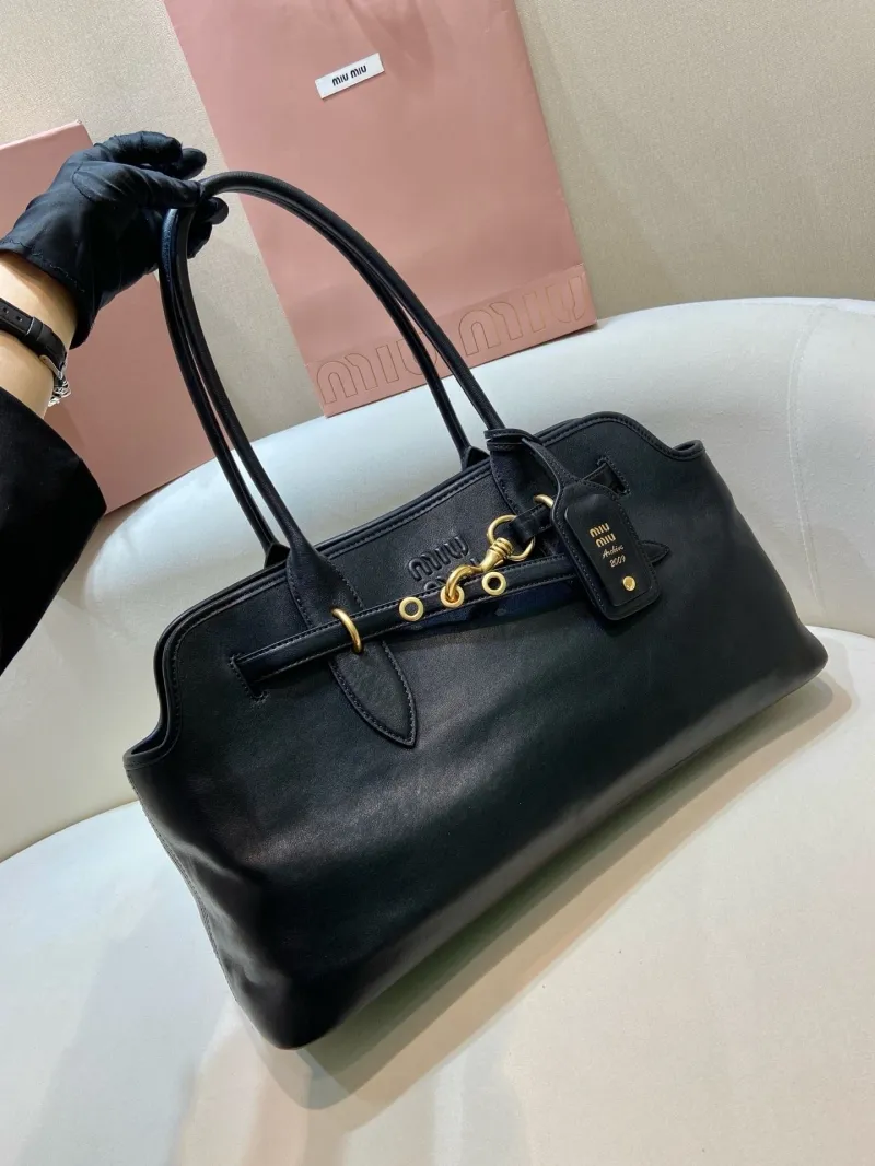 Alternative view of Miu Miu Black Top Handle Bag 543