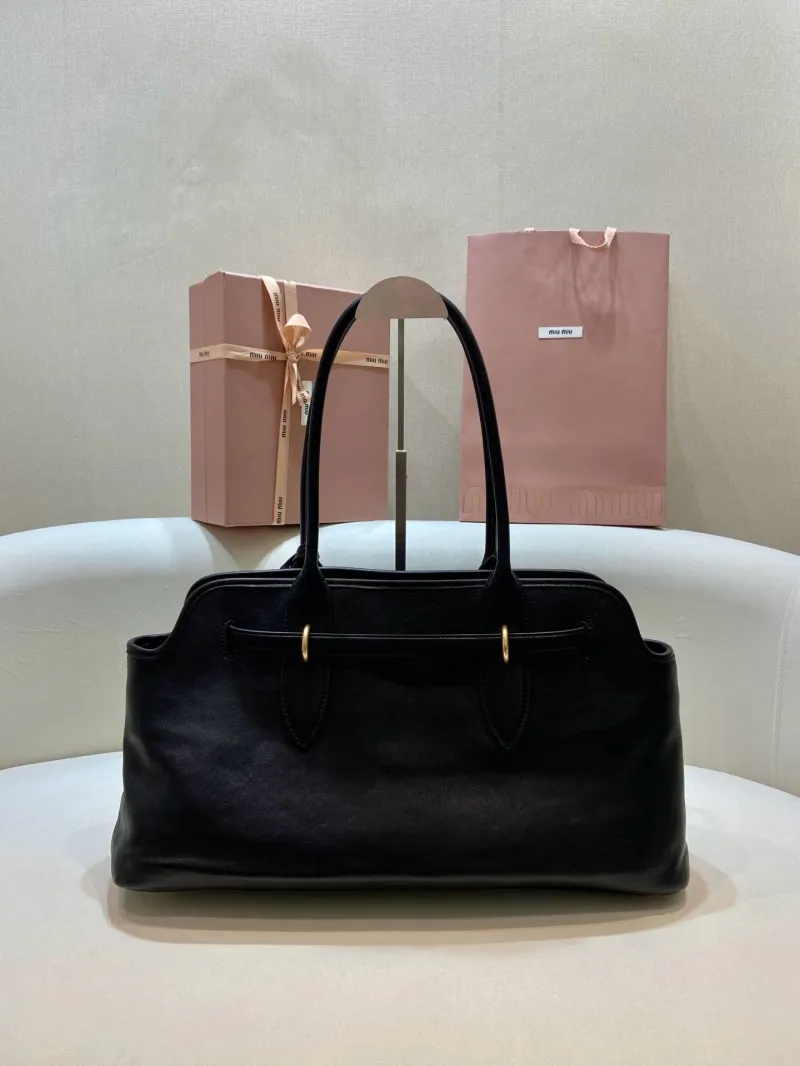 Miu Miu Black Top Handle Bag 543 - Image 4