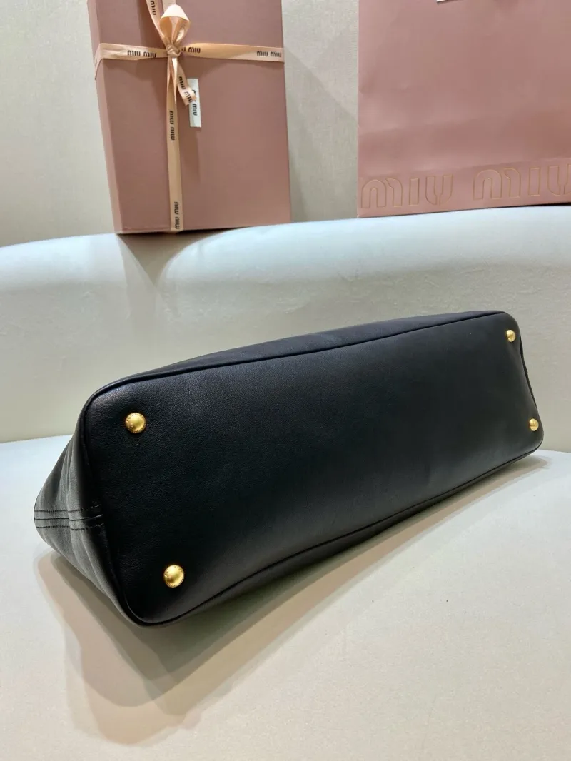 Miu Miu Black Top Handle Bag 543 - Image 6