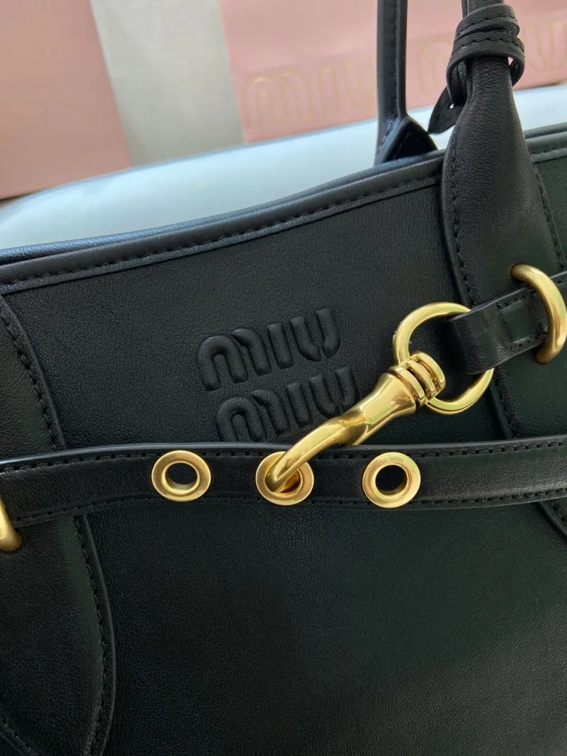 Miu Miu Black Top Handle Bag 543 - Image 7