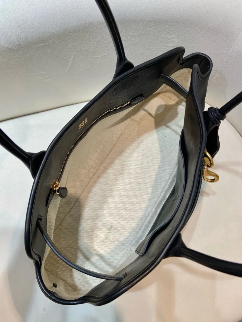 Miu Miu Black Top Handle Bag 543 - Image 8