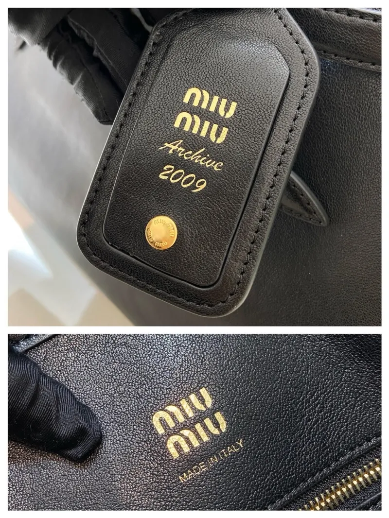 Miu Miu Black Top Handle Bag 543 - Image 9