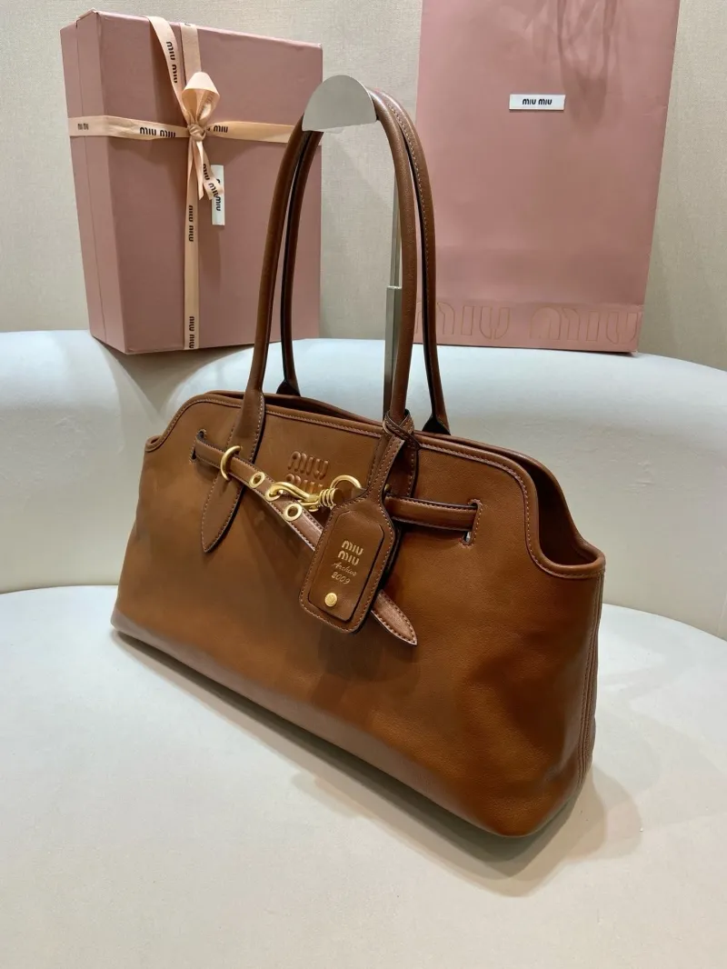 Miu Miu Brown Top Handle Bag 544 - Image 3