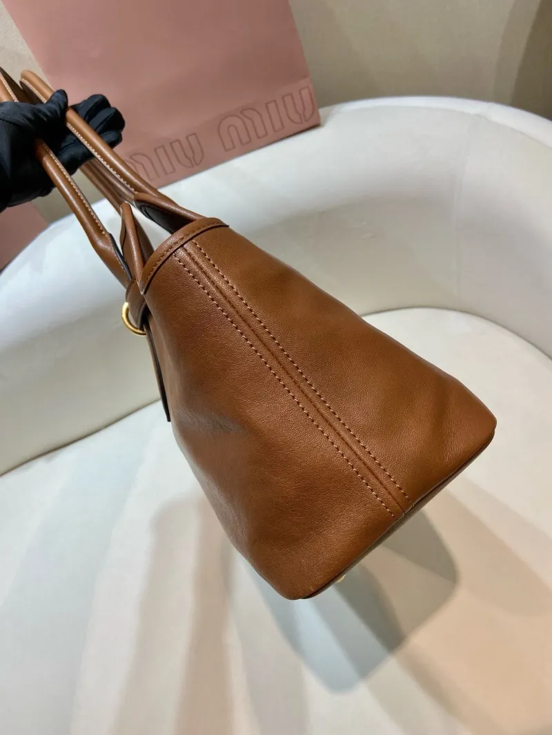 Miu Miu Brown Top Handle Bag 544 - Image 6