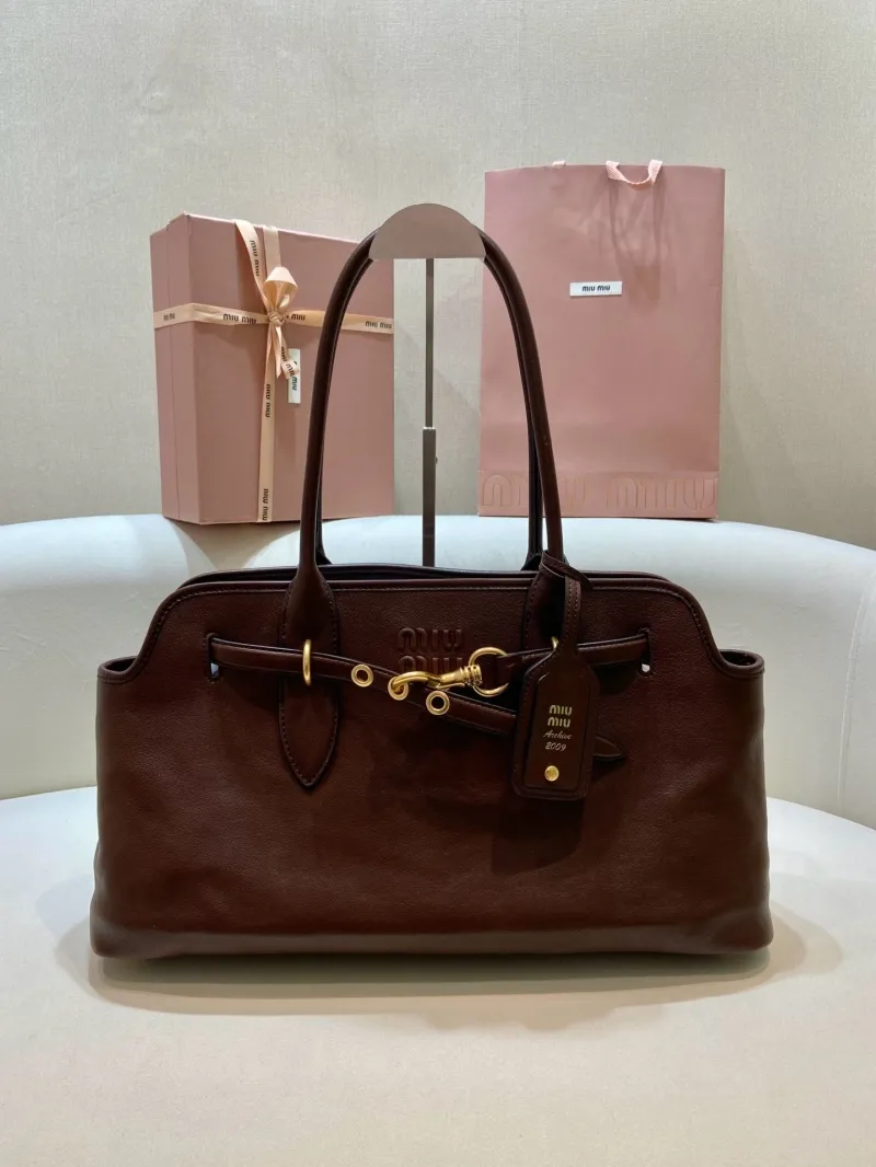 Miu Miu Brown Top Handle Bag 545