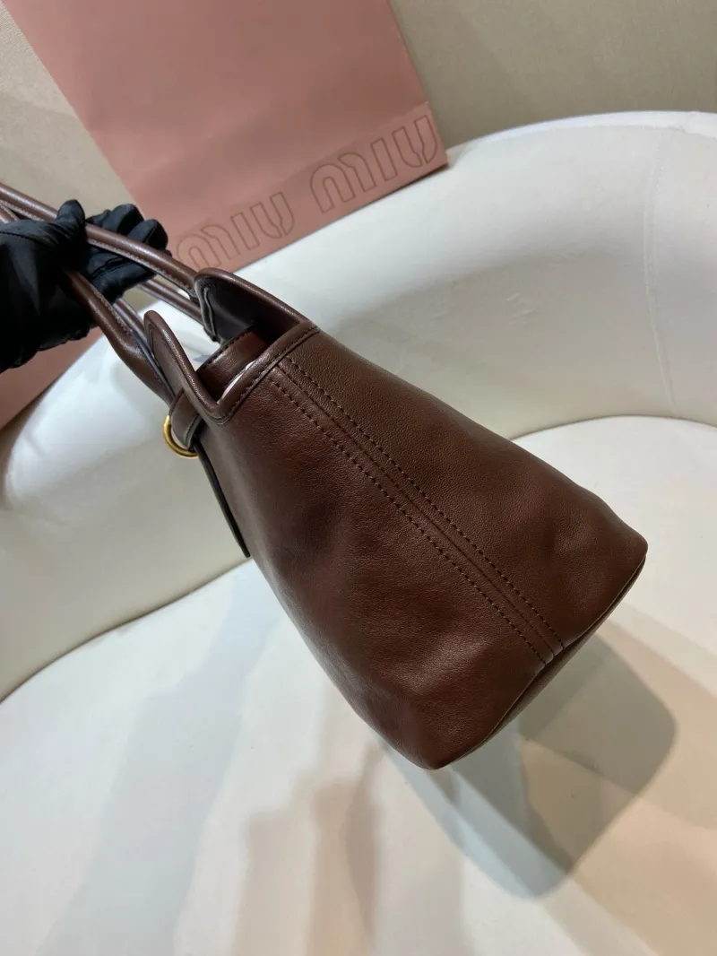 Miu Miu Brown Top Handle Bag 545 - Image 5