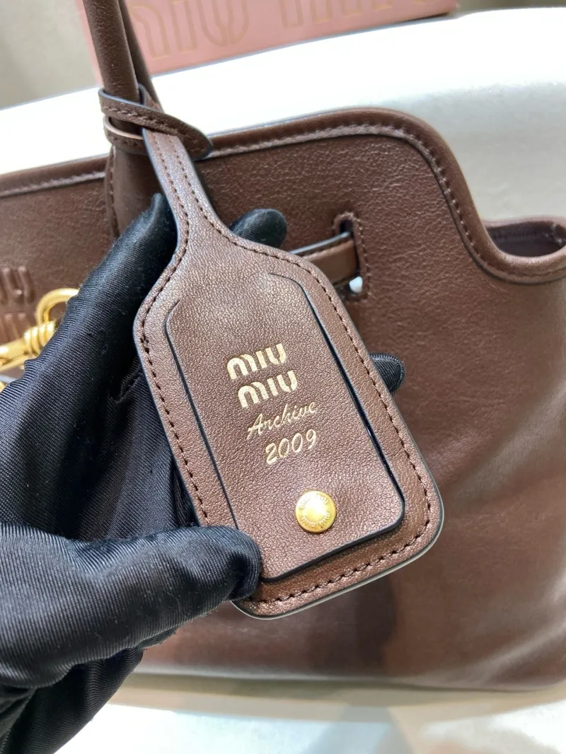Miu Miu Brown Top Handle Bag 545 - Image 9