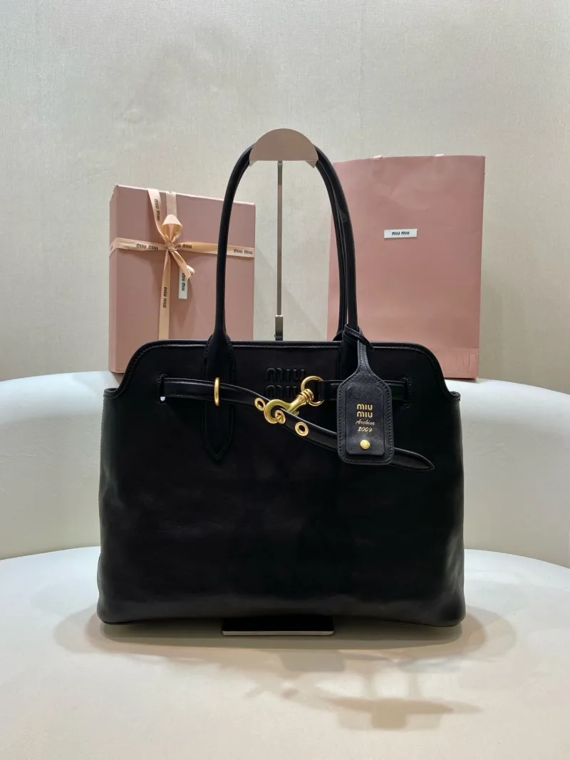Miu Miu Black Top Handle Bag 546
