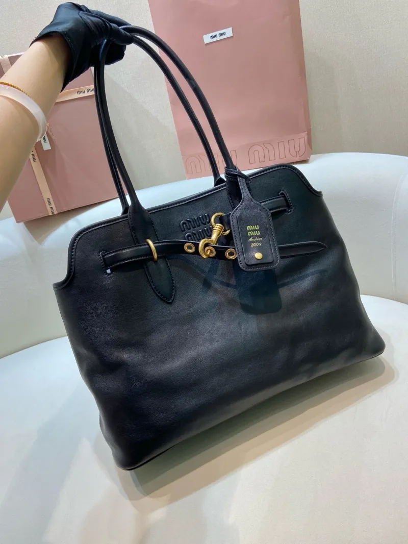 Alternative view of Miu Miu Black Top Handle Bag 546