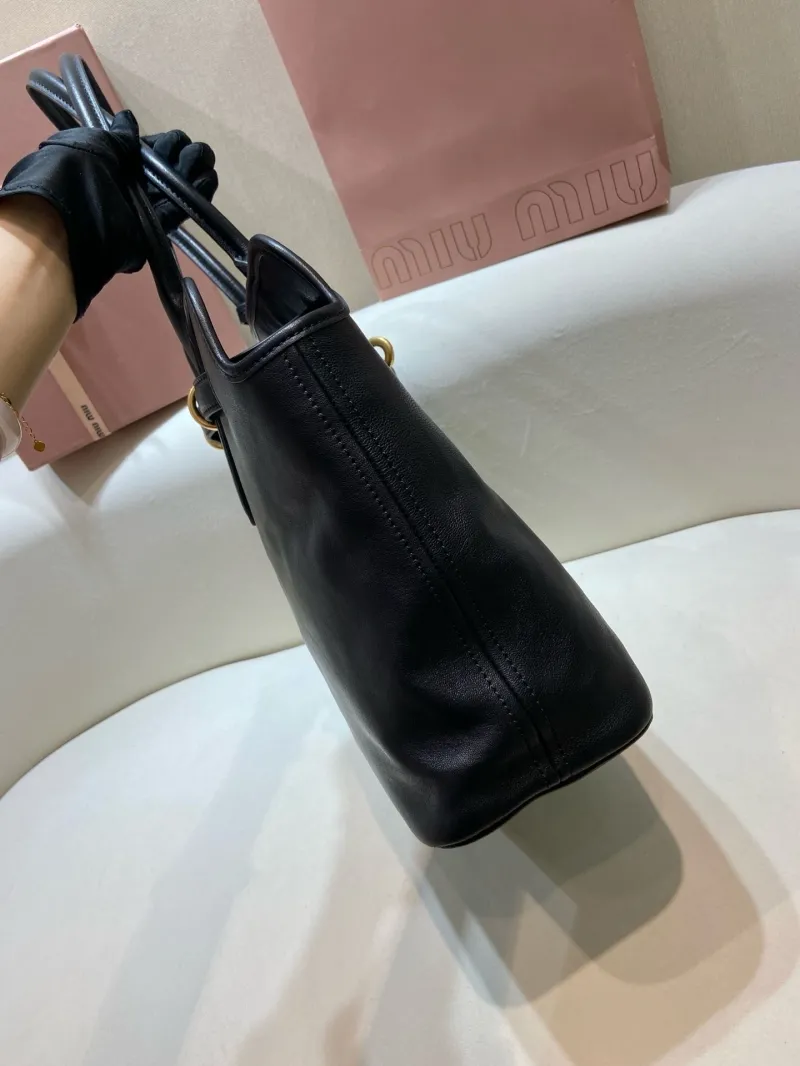 Miu Miu Black Top Handle Bag 546 - Image 5
