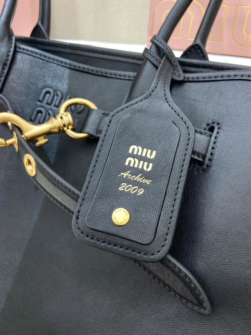 Miu Miu Black Top Handle Bag 546 - Image 6