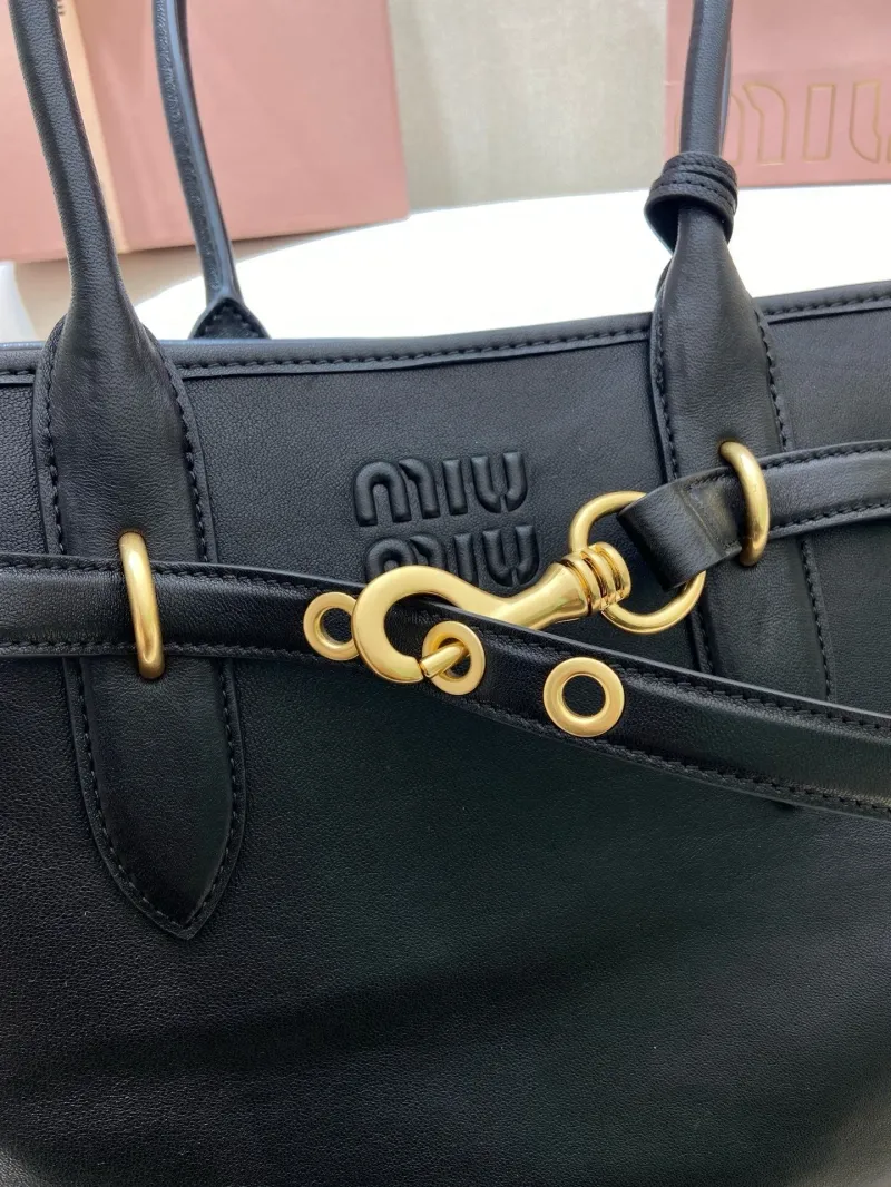 Miu Miu Black Top Handle Bag 546 - Image 7