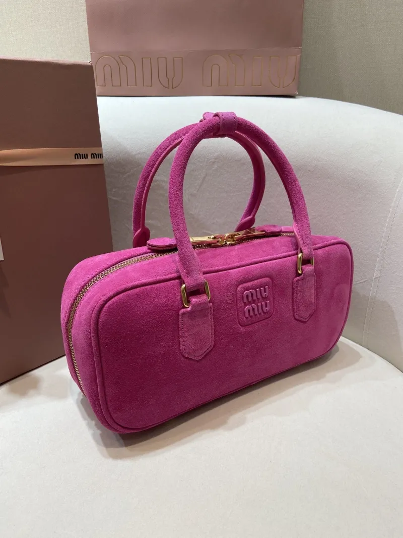 Miu Miu Fuchsia Top Handle Bag 549 - Image 3