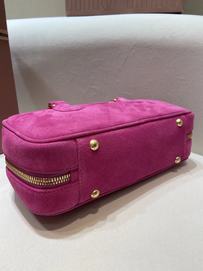 Miu Miu Fuchsia Top Handle Bag 549 - Image 7