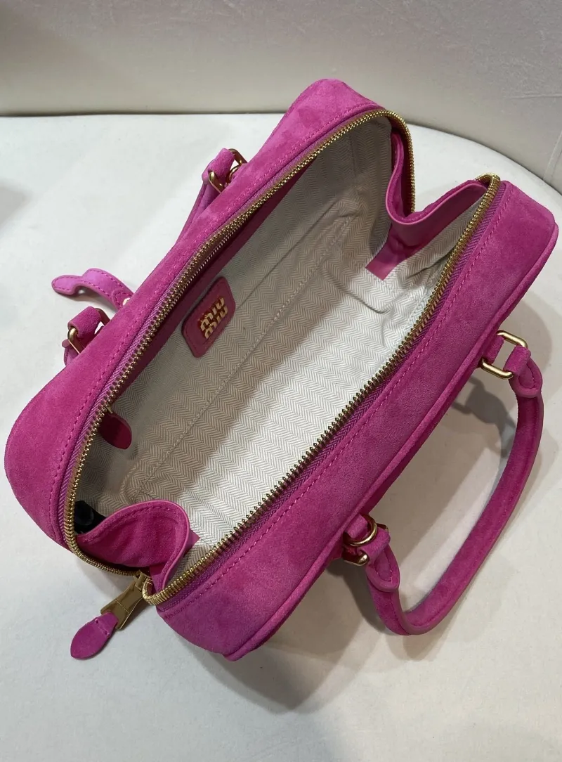 Miu Miu Fuchsia Top Handle Bag 549 - Image 8