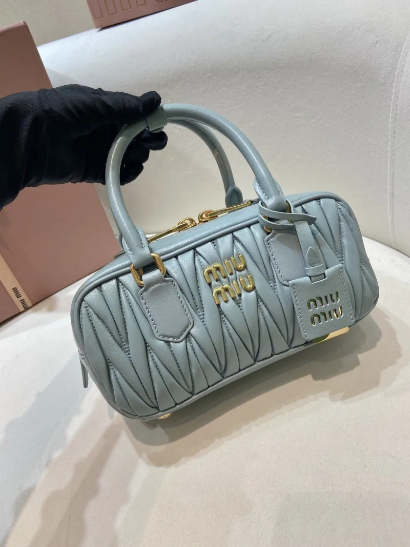 Alternative view of Miu Miu Light Blue Top Handle Bag 552