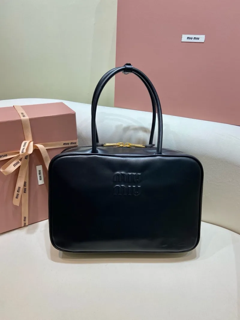 Miu Miu Black Top Handle Bag 558