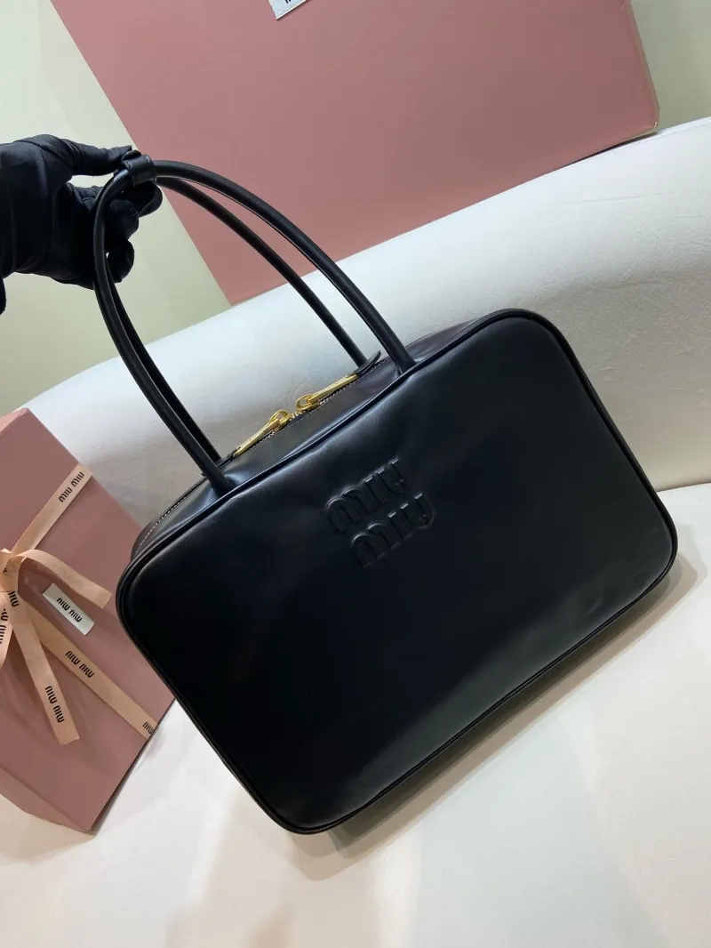 Alternative view of Miu Miu Black Top Handle Bag 558