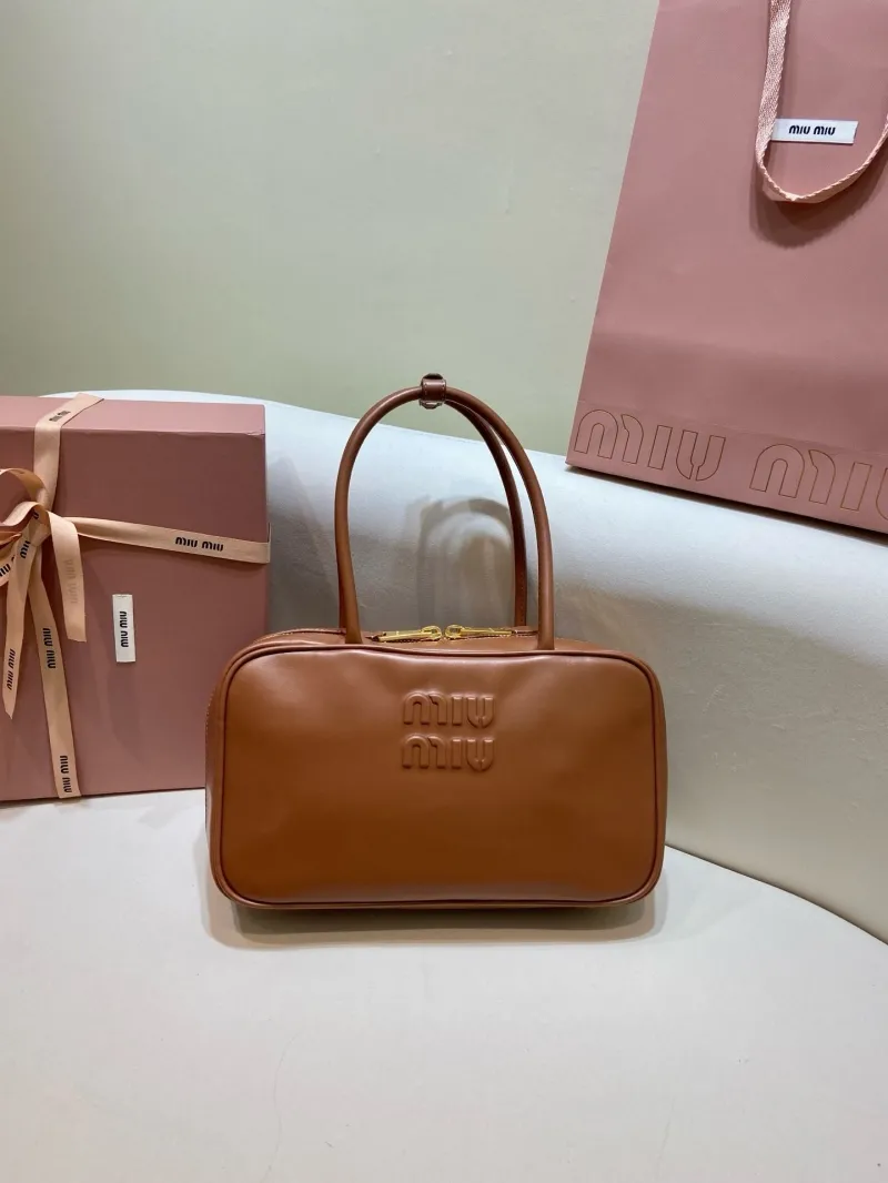 Miu Miu Brown Top Handle Bag 562