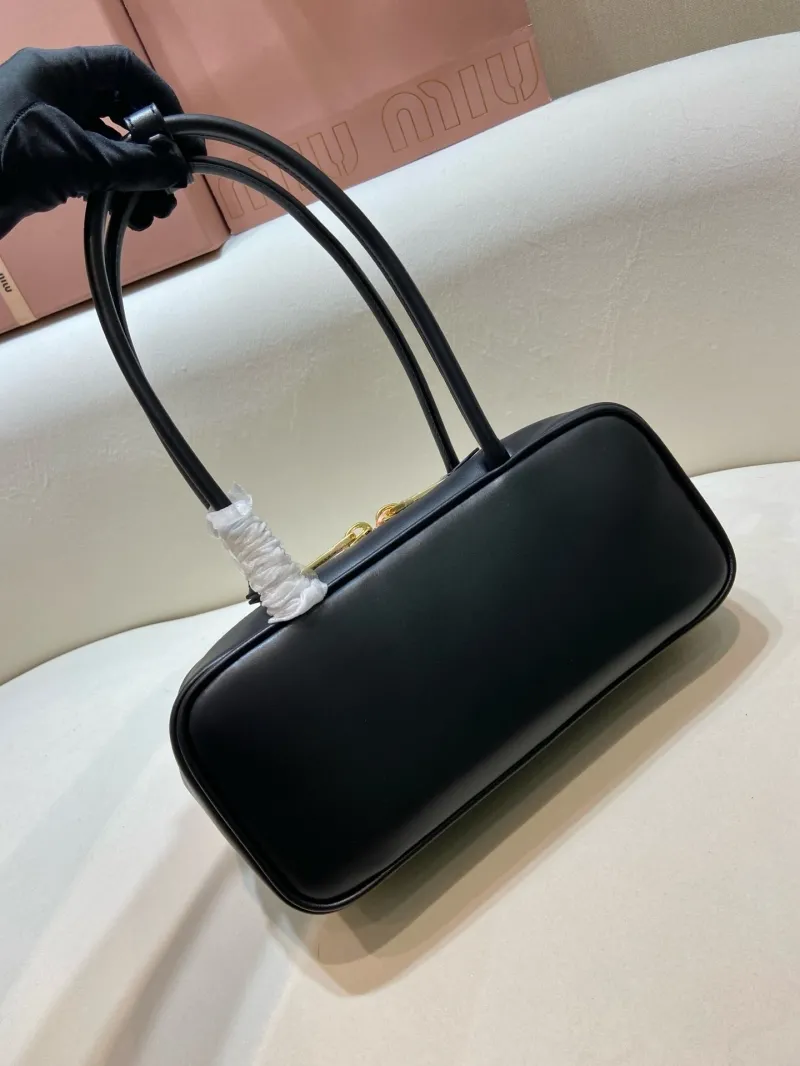 Miu Miu Black Top Handle Bag 564 - Image 3