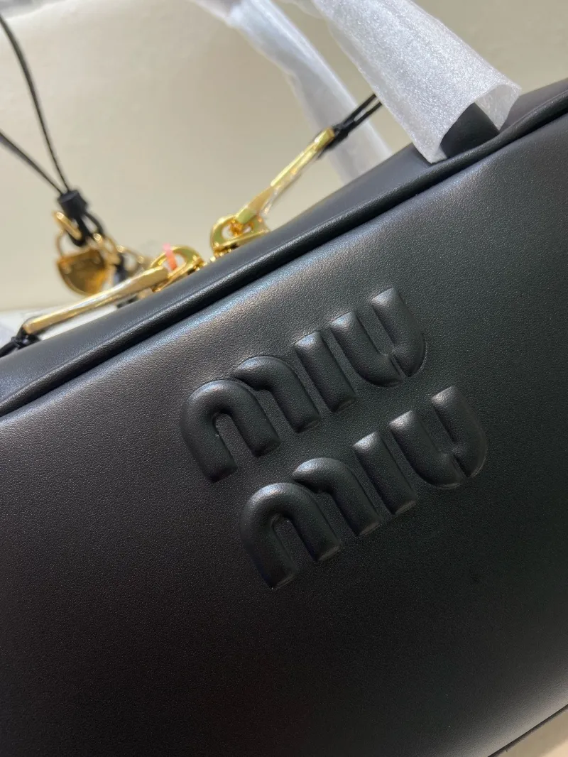 Miu Miu Black Top Handle Bag 564 - Image 7