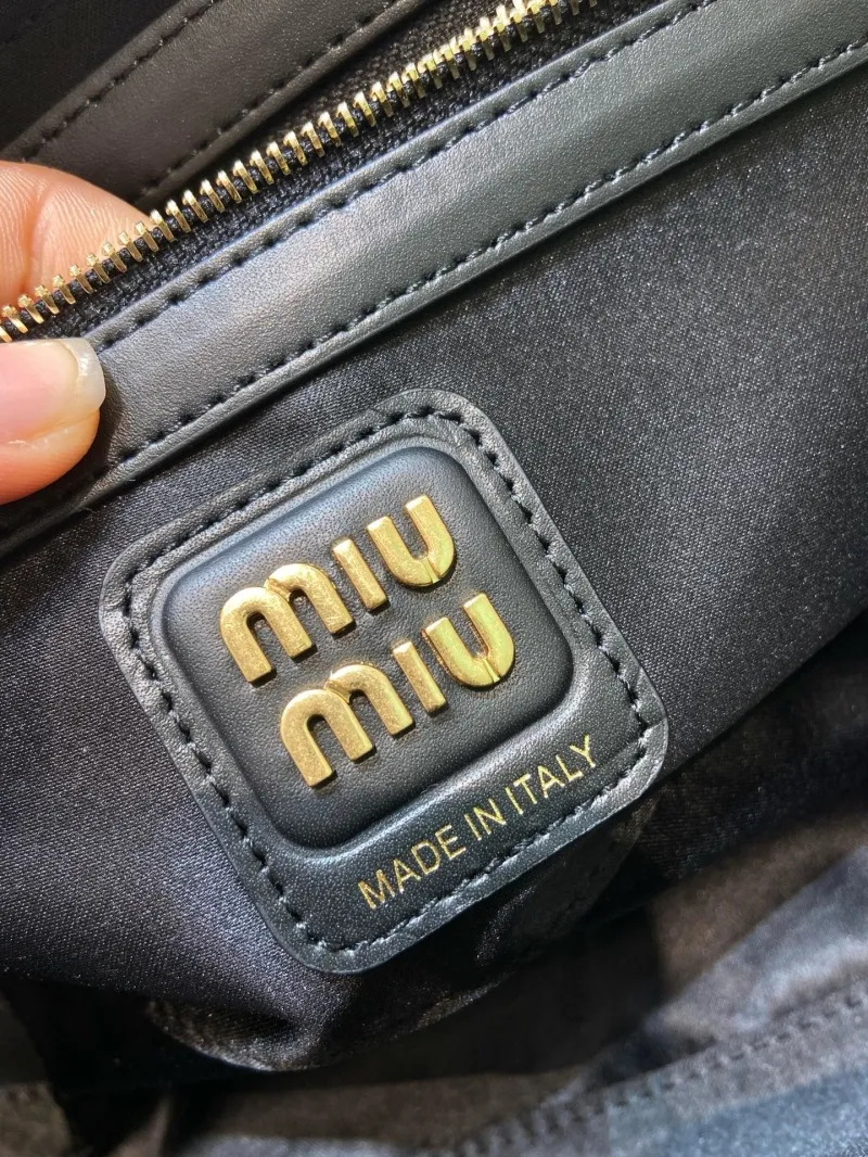Miu Miu Black Top Handle Bag 564 - Image 9