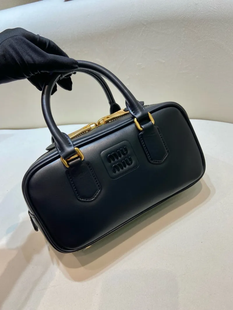 Alternative view of Miu Miu Black Mini Top Handle Bag 567