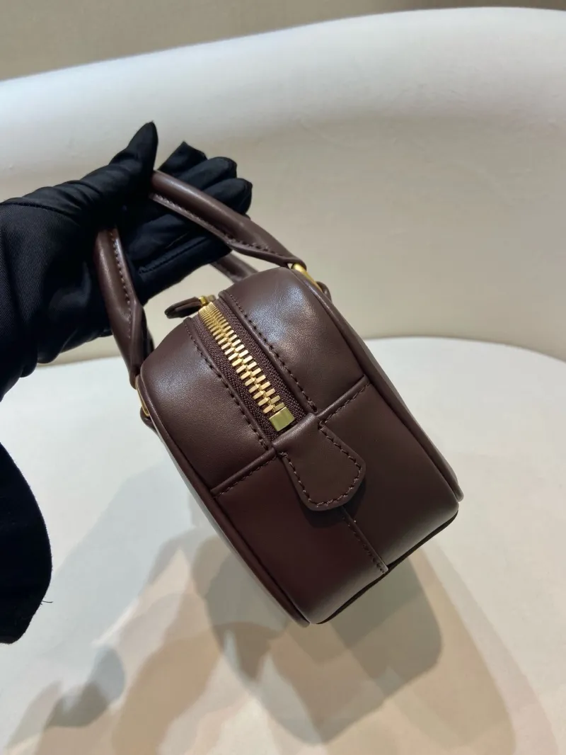 Miu Miu Brown Leather Top Handle Bag 568 - Image 6