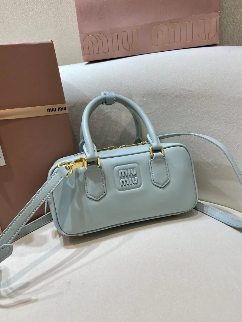 Miu Miu Light Blue Top Handle Bag 570