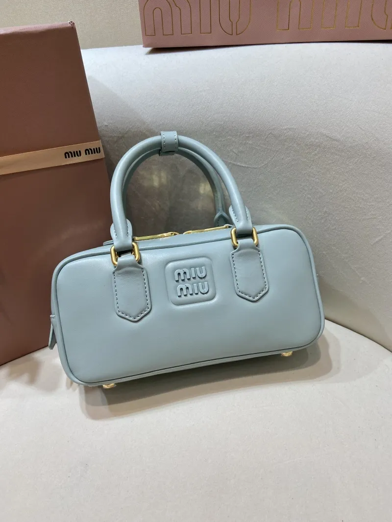 Alternative view of Miu Miu Light Blue Top Handle Bag 570