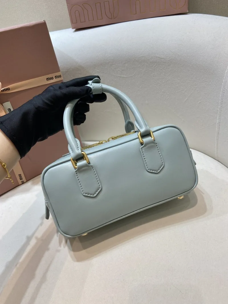 Miu Miu Light Blue Top Handle Bag 570 - Image 4