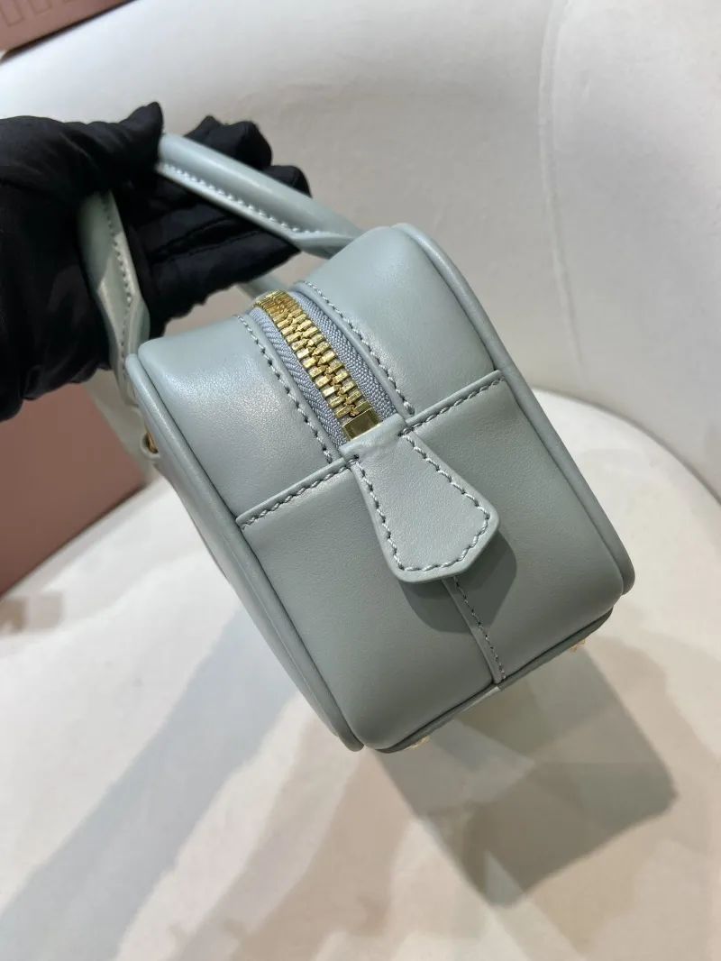 Miu Miu Light Blue Top Handle Bag 570 - Image 6