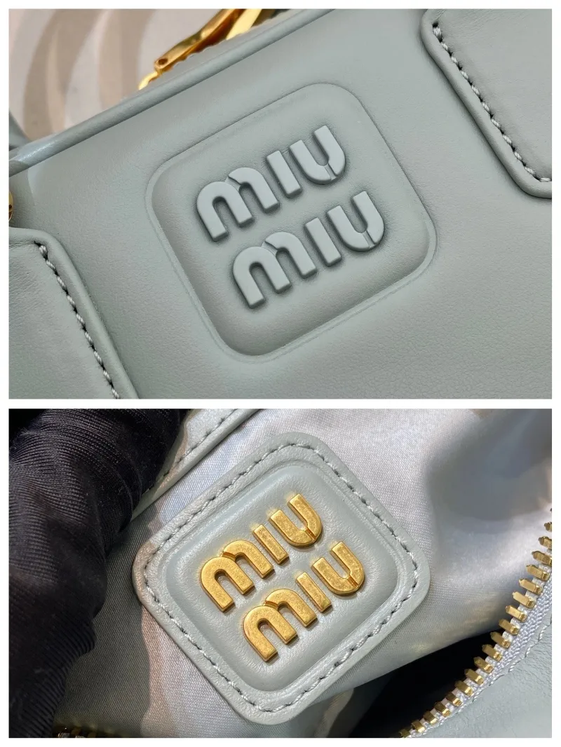 Miu Miu Light Blue Top Handle Bag 570 - Image 9
