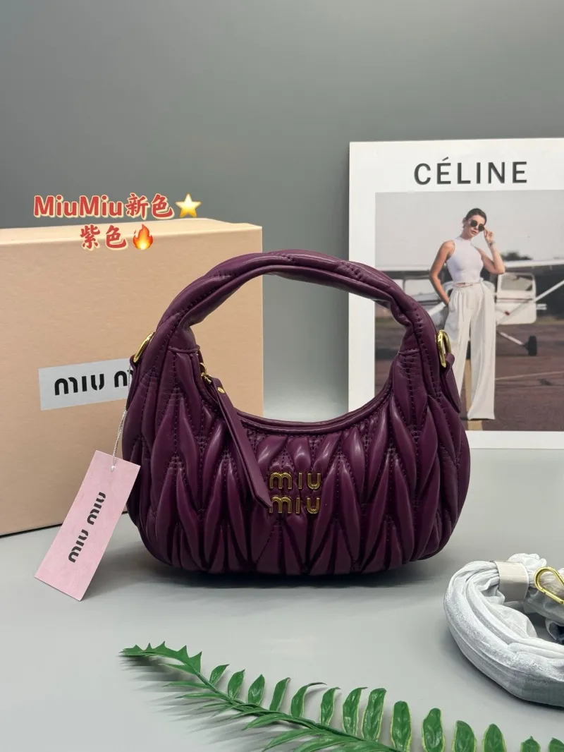 Miu Miu Purple Top Handle Bag 588