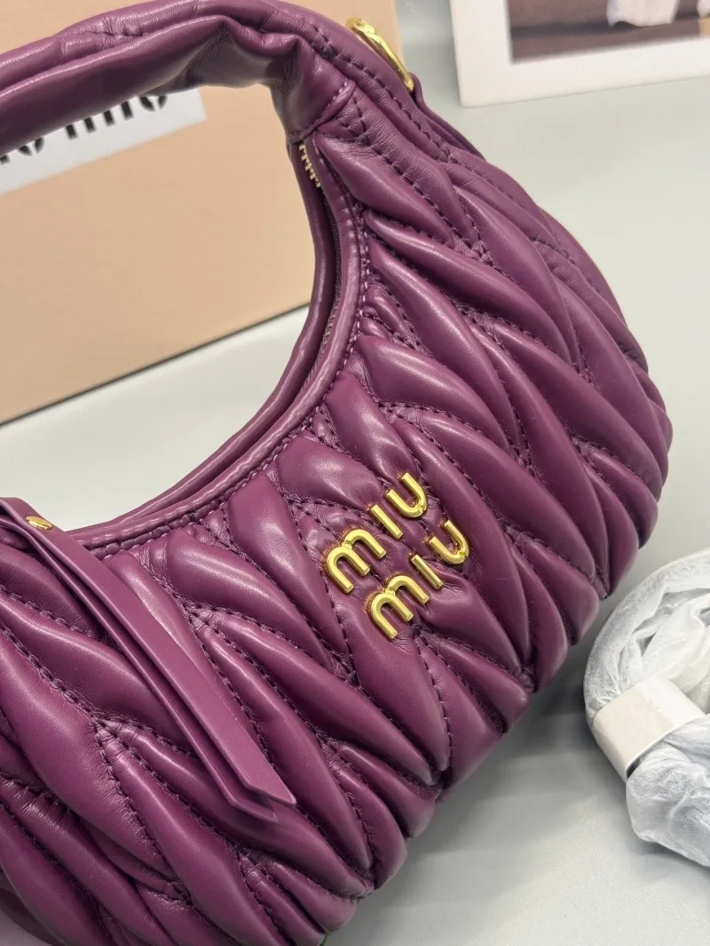 Alternative view of Miu Miu Purple Top Handle Bag 588
